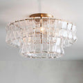 Ghiaccio Flushmount Chandelier - Grace Lamp