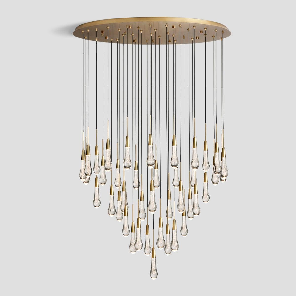 Soltaire Crystal Round Chandelier 17" 24" 36" 40'' 48'' 58"D - Grace Lamp