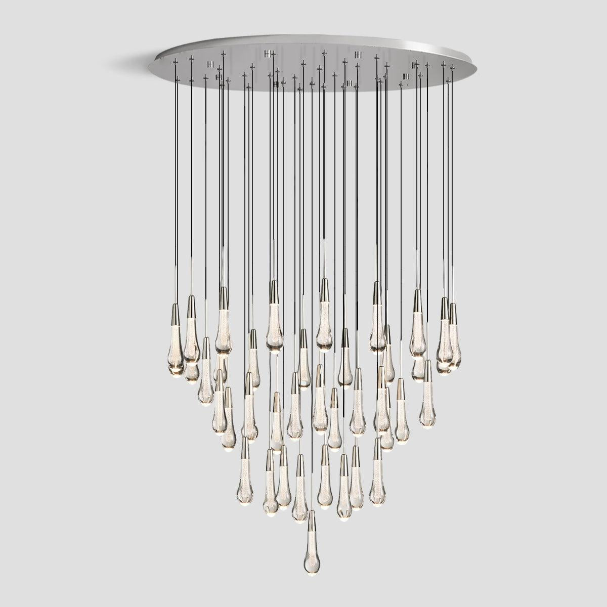 Soltaire Crystal Round Chandelier 17" 24" 36" 40'' 48'' 58"D - Grace Lamp