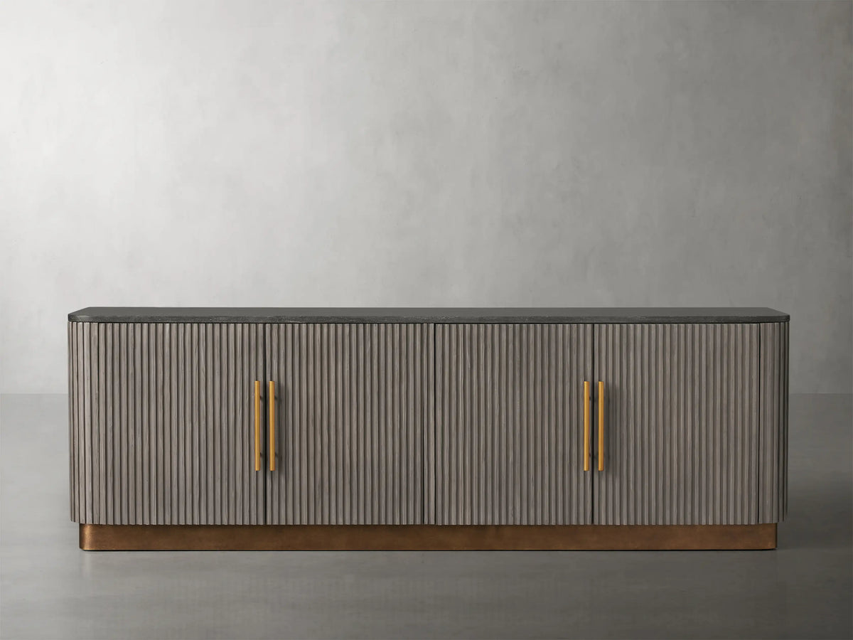 Finnley Media Console - Grace Lamp