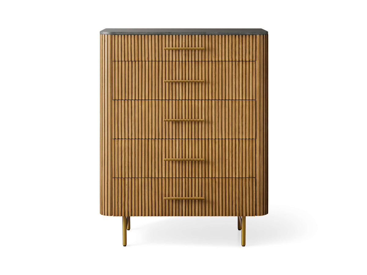 Finnley Five-Drawer Dresser - Grace Lamp