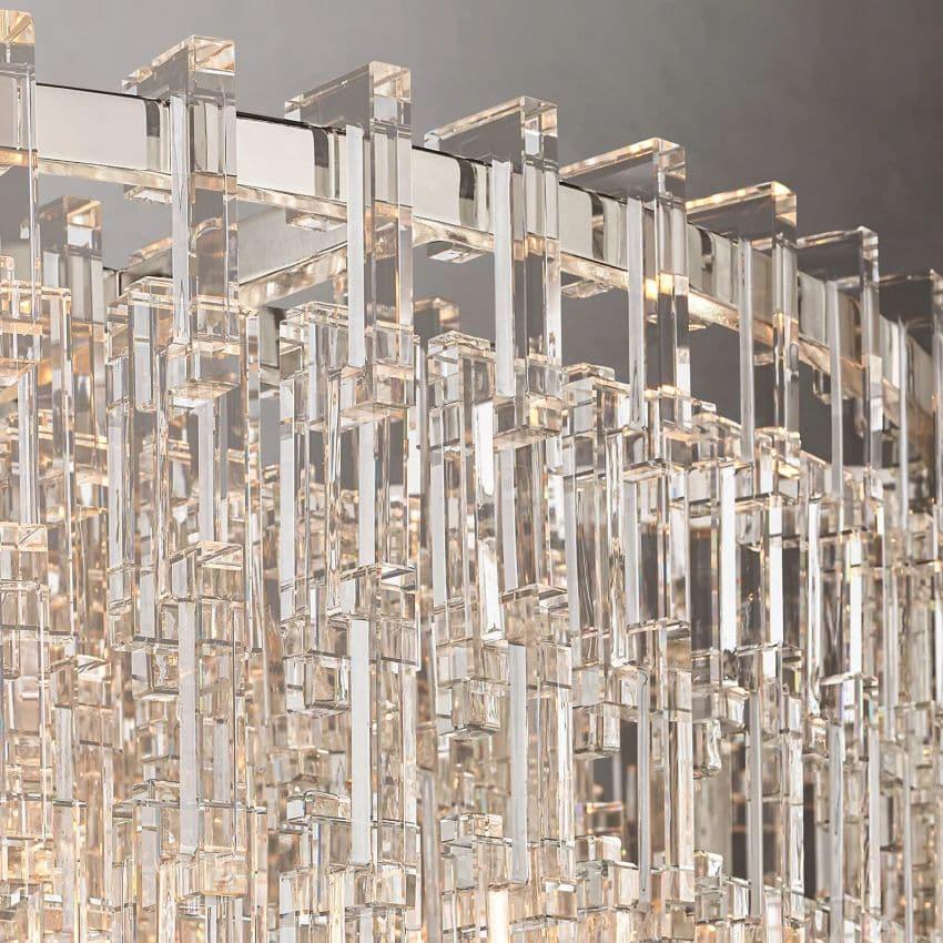 Marigan Multi-Tier Crystal Chain Round Chandelier 60" - Grace Lamp