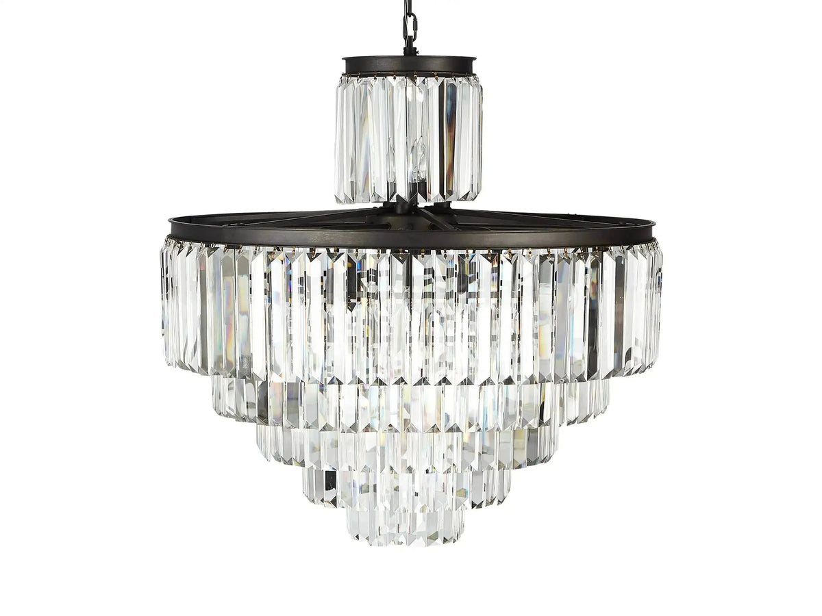 Leyland Crystal Chandelier 22 Light - Grace Lamp