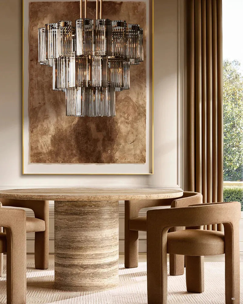 Delsie Round Chandelier - Grace Lamp