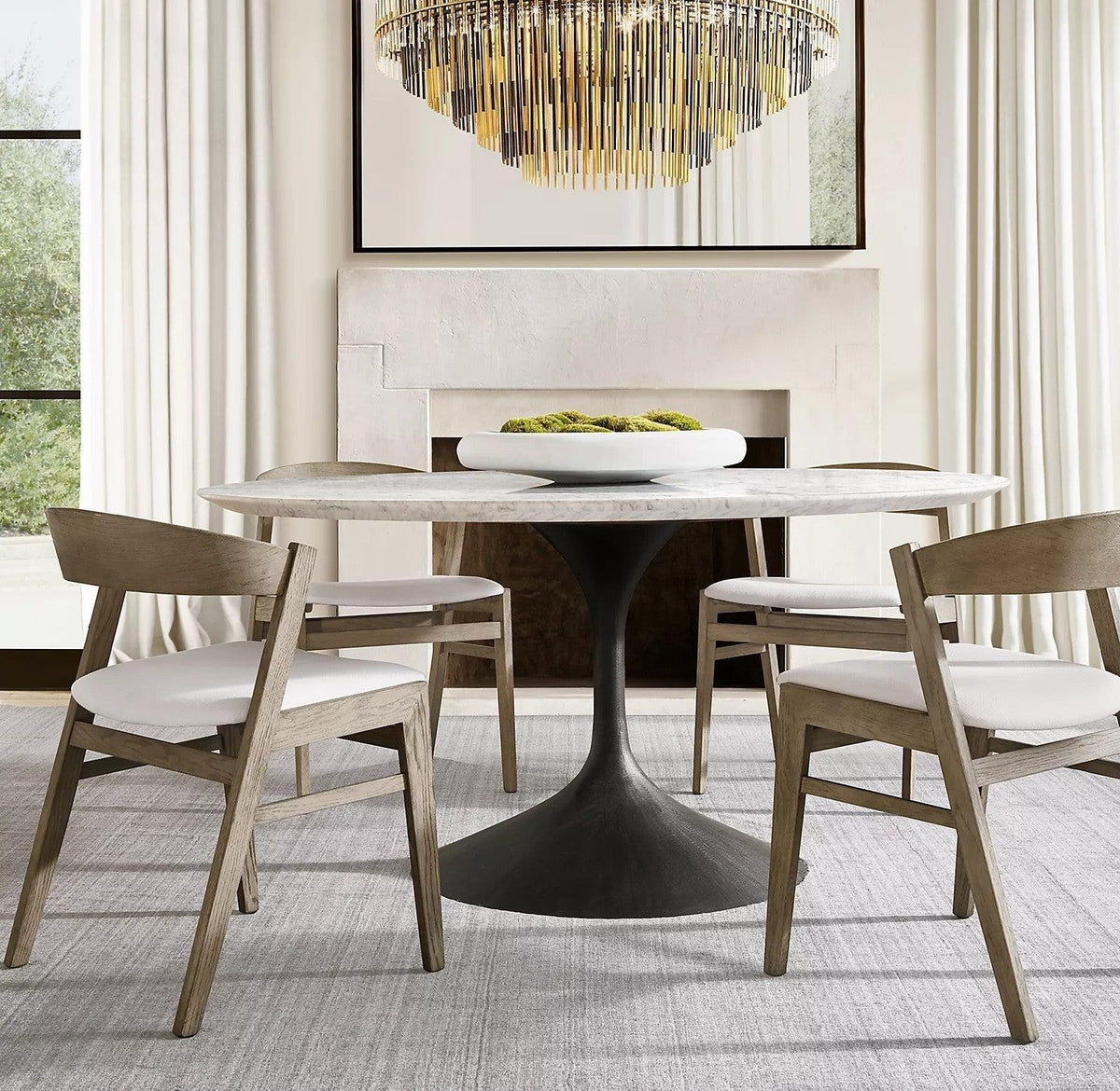 Emily Round Chandelier 24" 32" 42" - Grace Lamp