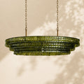 Amor Ghiaccio Glass Oval Chandelier 54