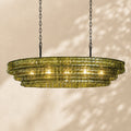 Amor Ghiaccio Glass Oval Chandelier 54