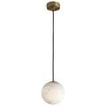 Modern Luxury Alabaster Ball Pendant Light, Island Mini Pendant Light - Grace Lamp