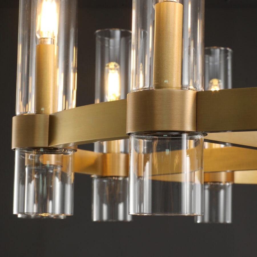 Ravelle Round Chandelier 72" - Grace Lamp