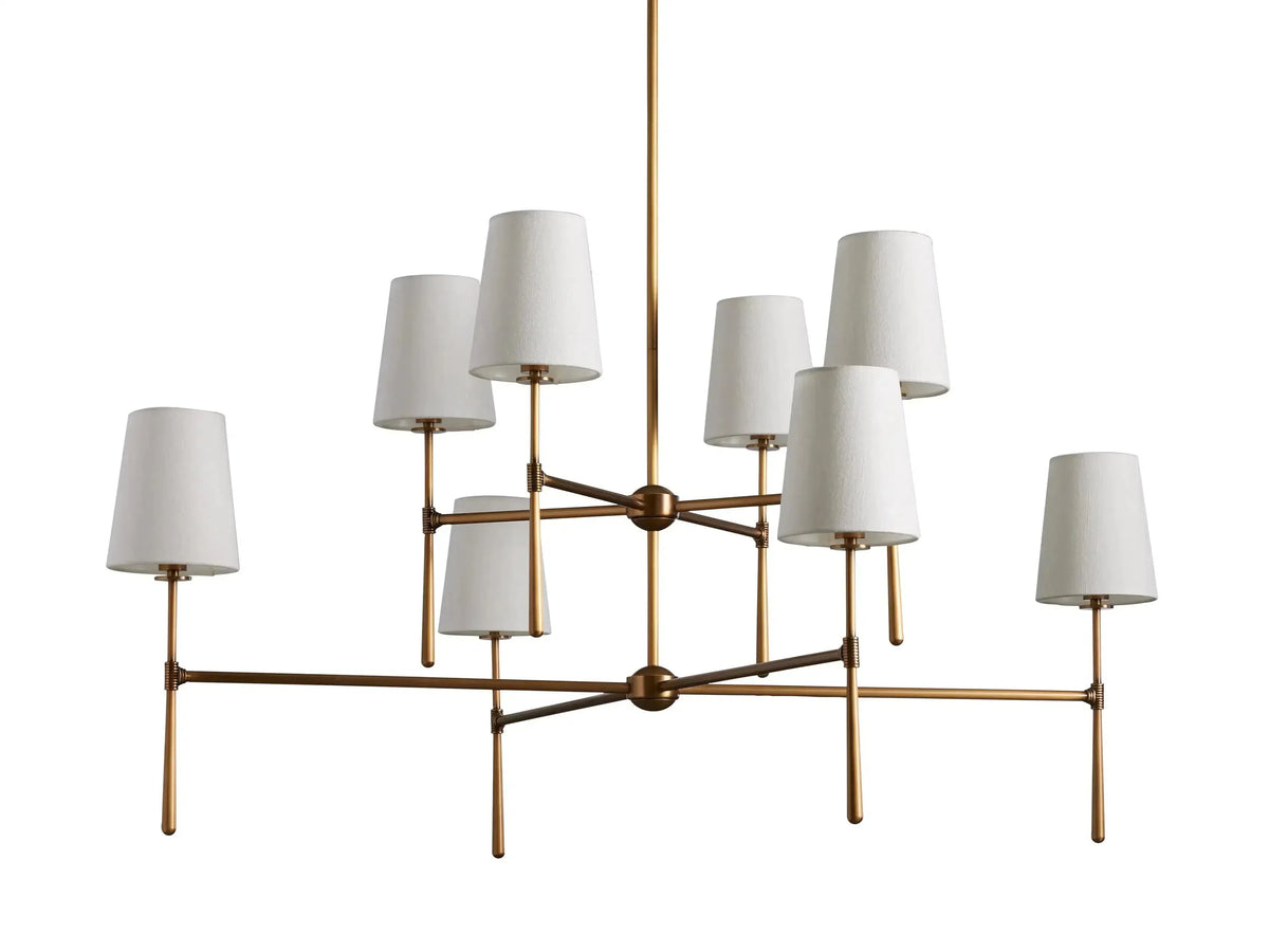 Rhodes 2-Tier Round Chandelier - Grace Lamp