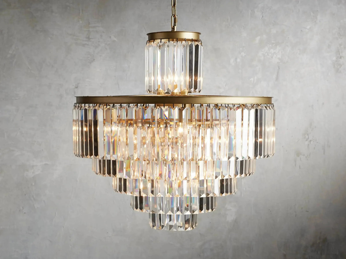 Leyland Crystal Chandelier 22 Light - Grace Lamp