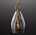 Botanist Flute Crystal Pendant 6'' 8'' 9'' - Grace Lamp