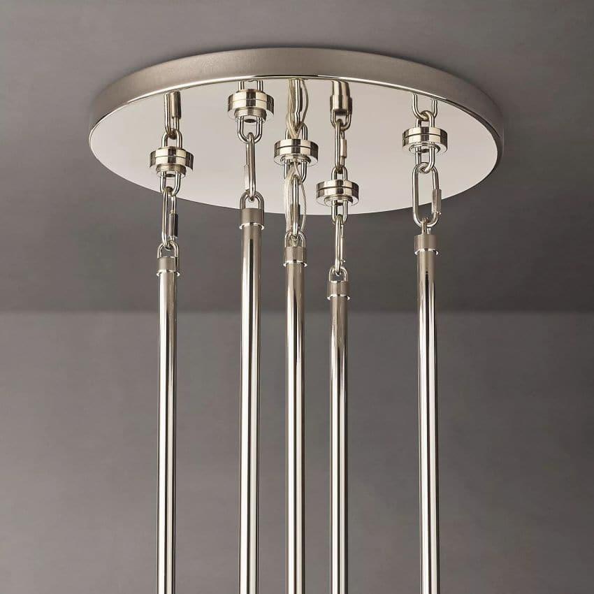 Marigan Multi-Tier Crystal Chain Round Chandelier 60" - Grace Lamp