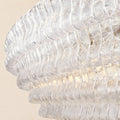 Amor Ghiaccio Glass Oval Chandelier 54