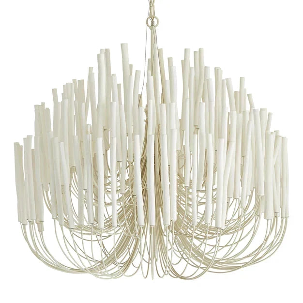 Modern Art Design 5/6-Light Modern Branch Modeling Chandelier in White/Black