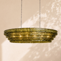 Amor Ghiaccio Glass Oval Chandelier 54