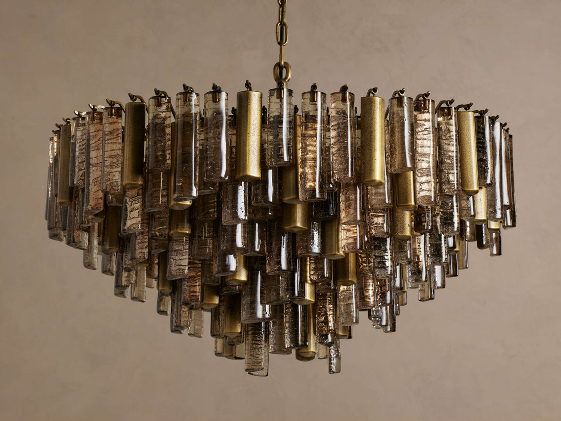 Neve Round Murano Glass Chandelier