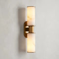 Harlin 2-Light Wall Sconce in Alabaster - Grace Lamp