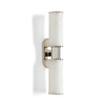 Harlin 2-Light Wall Sconce in Alabaster - Grace Lamp