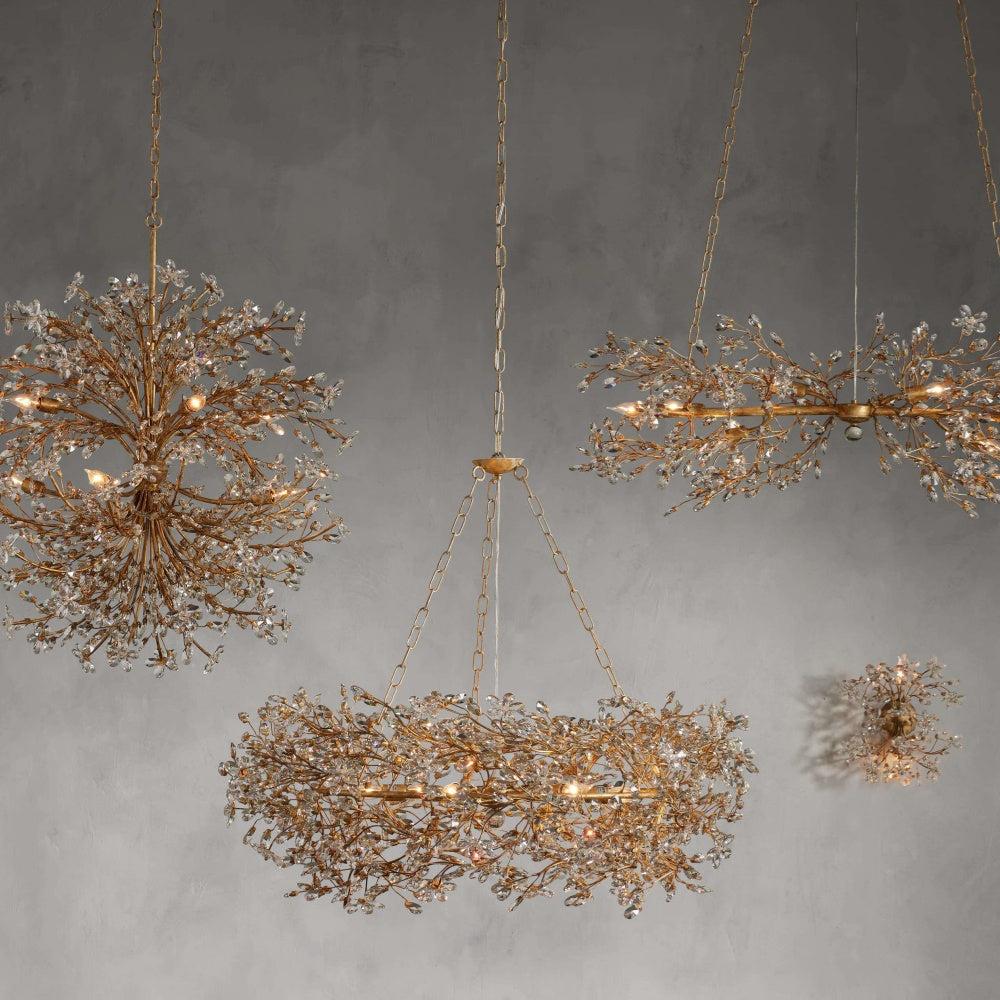 Fiore 8 Light Round Chandelier - Grace Lamp
