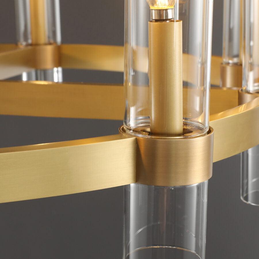 Ravelle Round Chandelier 72" - Grace Lamp