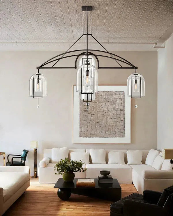 Fulcrum Linear Chandelier 61" 3 Lights - Grace Lamp