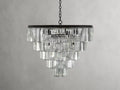Leyland Tiered Round Crystal Chandelier - Grace Lamp