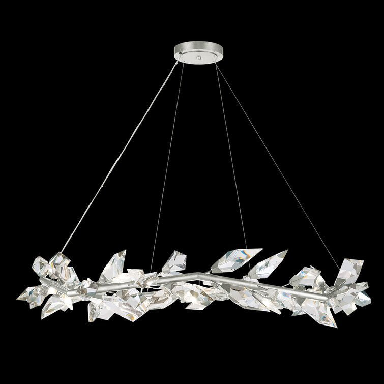 Addison 55" Round Crystal Chandelier