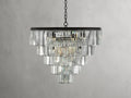 Leyland Tiered Round Crystal Chandelier - Grace Lamp