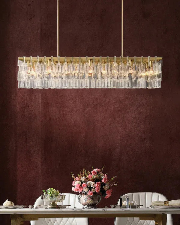 Marigan Rectangle Chandelier 60" - Grace Lamp