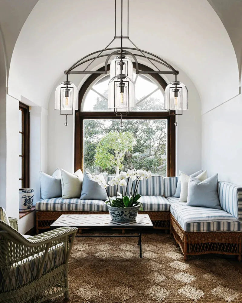 Fulcrum Linear Chandelier 61" 3 Lights - Grace Lamp