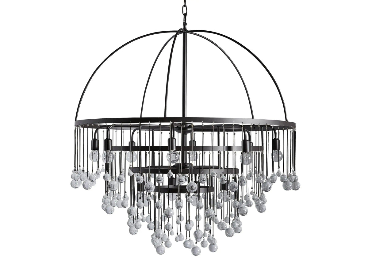 Aubrey Modern Crystal Ball 4 Tier Chandelier - Grace Lamp