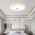 Alabaster Flush Mounted Round Led Chandelier - Grace Lamp