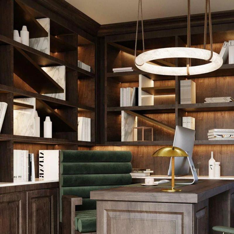 Alabaster Halo Light - Grace Lamp