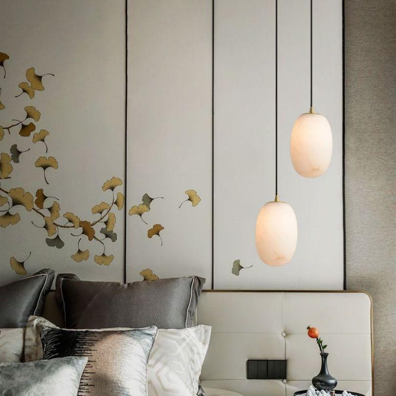 Michael Alabaster Kitchen Island Pendant Light - Grace Lamp