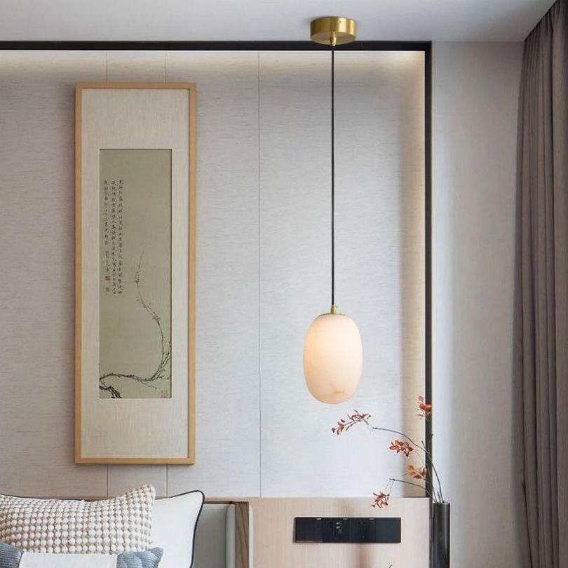 Michael Alabaster Kitchen Island Pendant Light - Grace Lamp