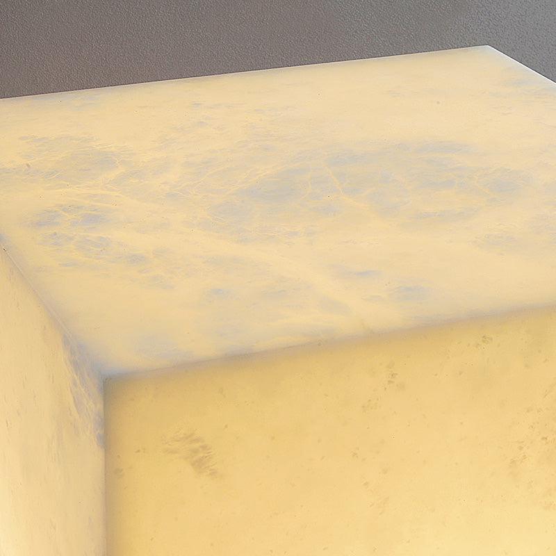 Alabaster Cubic Table Lamp - Grace Lamp