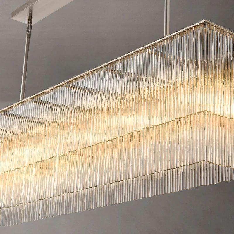 Amado Rectangular Chandelier 72" - Grace Lamp