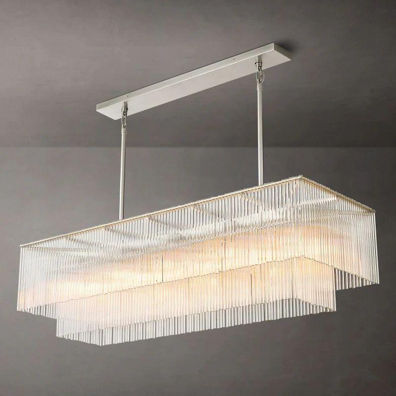 Amado Rectangular Chandelier 54" - Grace Lamp