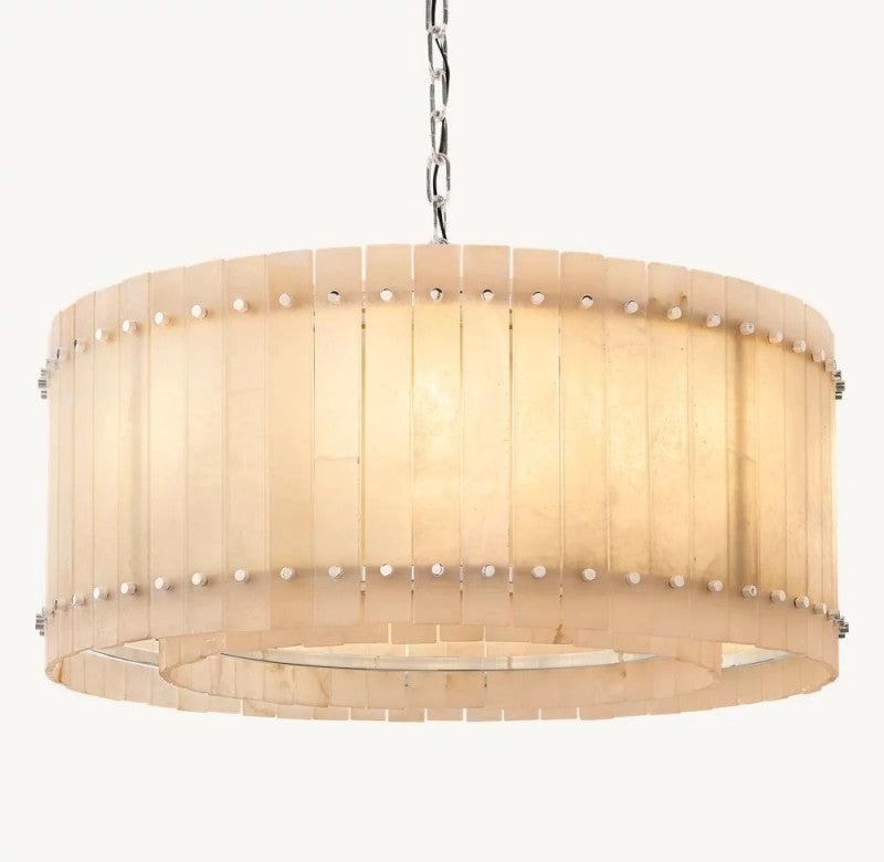 San Marco Alabaster Round Chandelier - Grace Lamp
