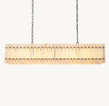 Aurelius Alabaster Linear Chandelier 54'' - Grace Lamp