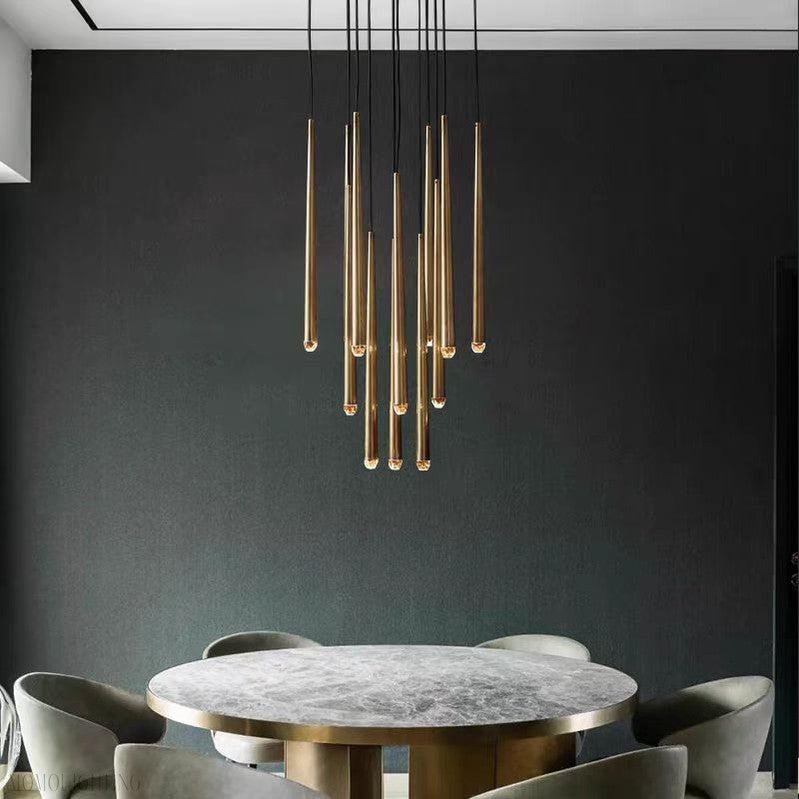 Aquitain Modern Round Chandelier 24" - Grace Lamp
