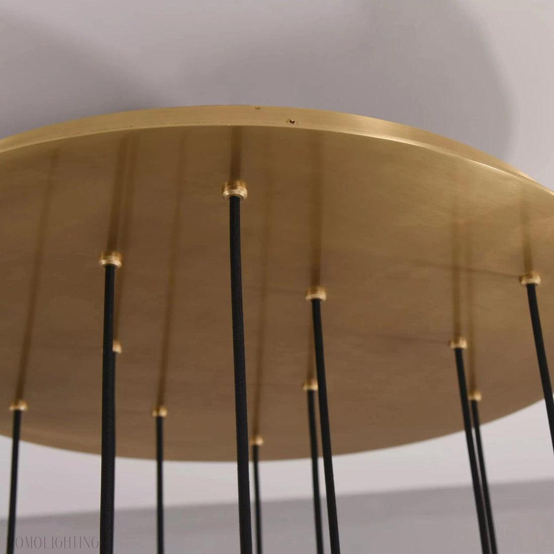 Aquitain Modern Round Chandelier 24" - Grace Lamp