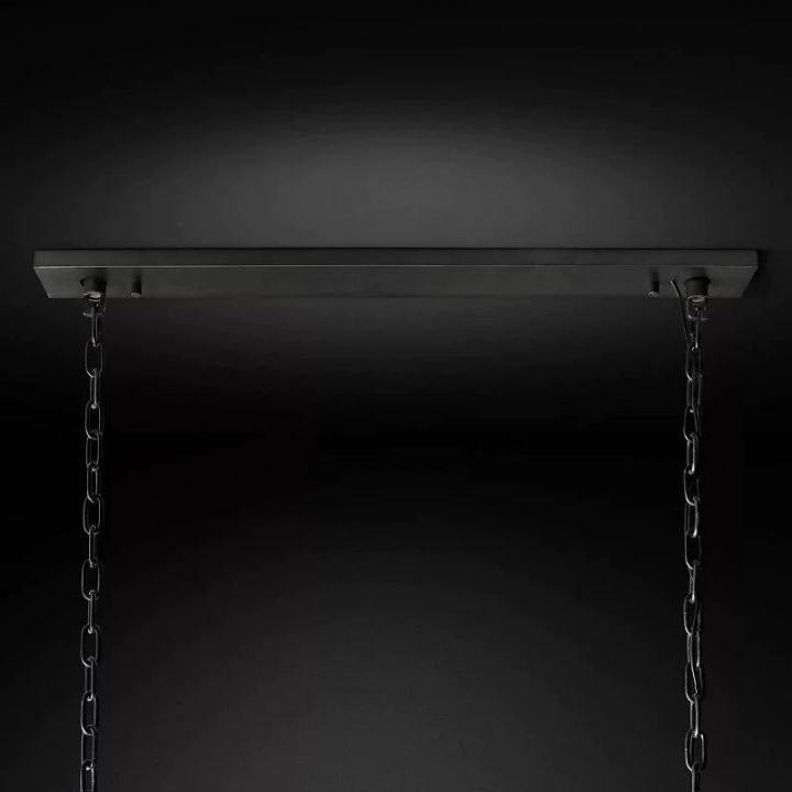 Harlow Calcite Rectangular Chandelier 54" - Grace Lamp