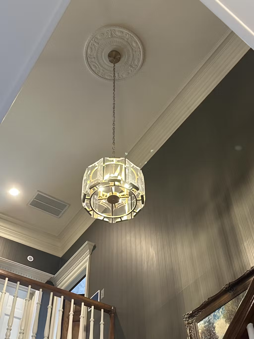 Harlow Crystal Round Chandelier 19" - Grace Lamp