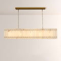 Aurelius Alabaster Linear Chandelier 54'' - Grace Lamp
