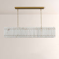 Aurelius Alabaster Linear Chandelier 54'' - Grace Lamp