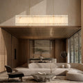 Aurelius Alabaster Linear Chandelier 54'' - Grace Lamp