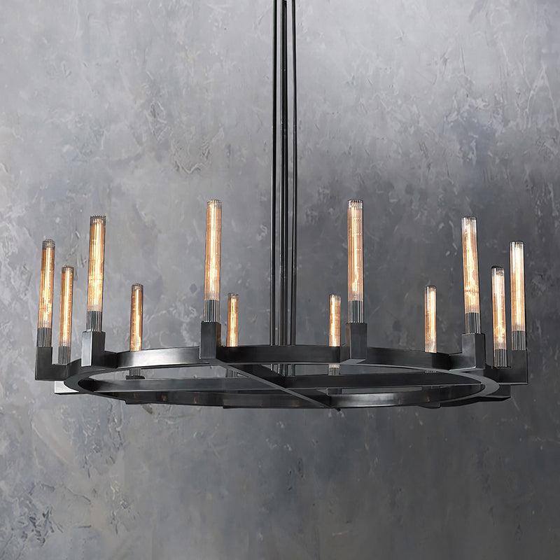 Cannele de Round Chandelier 60" - Grace Lamp