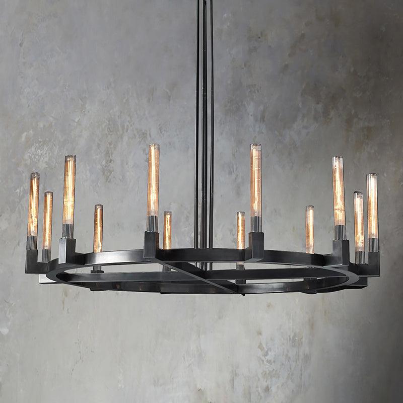 Cannele de Round Chandelier 60" - Grace Lamp